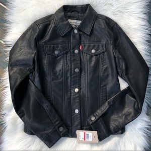 down collar trucker jacket